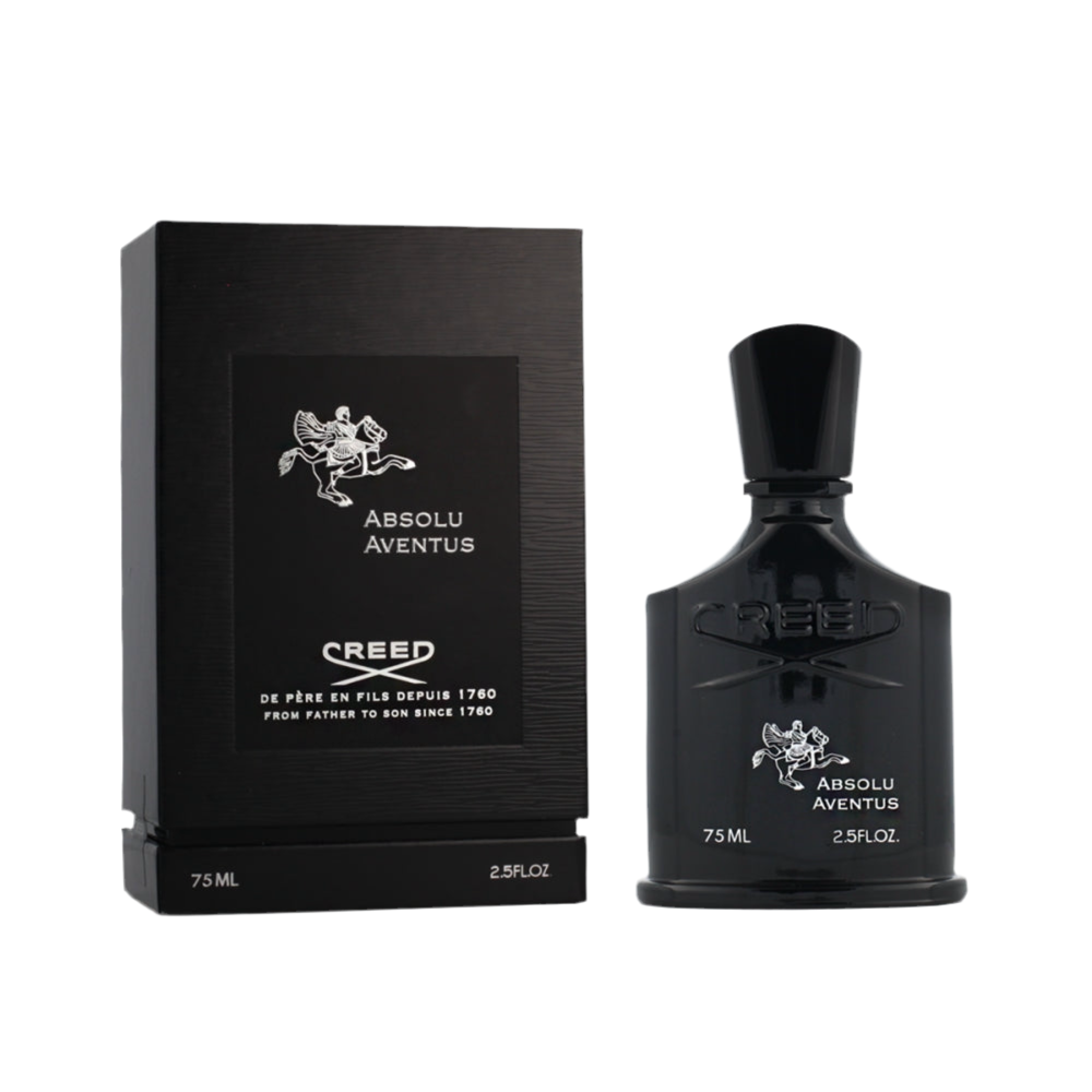 Creed Absolu Aventus bottle with packaging