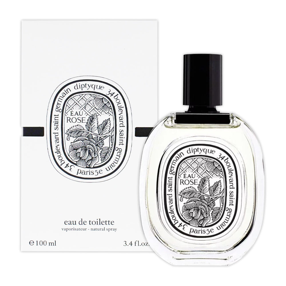 Eau Rose By Diptyque bottle with packaging