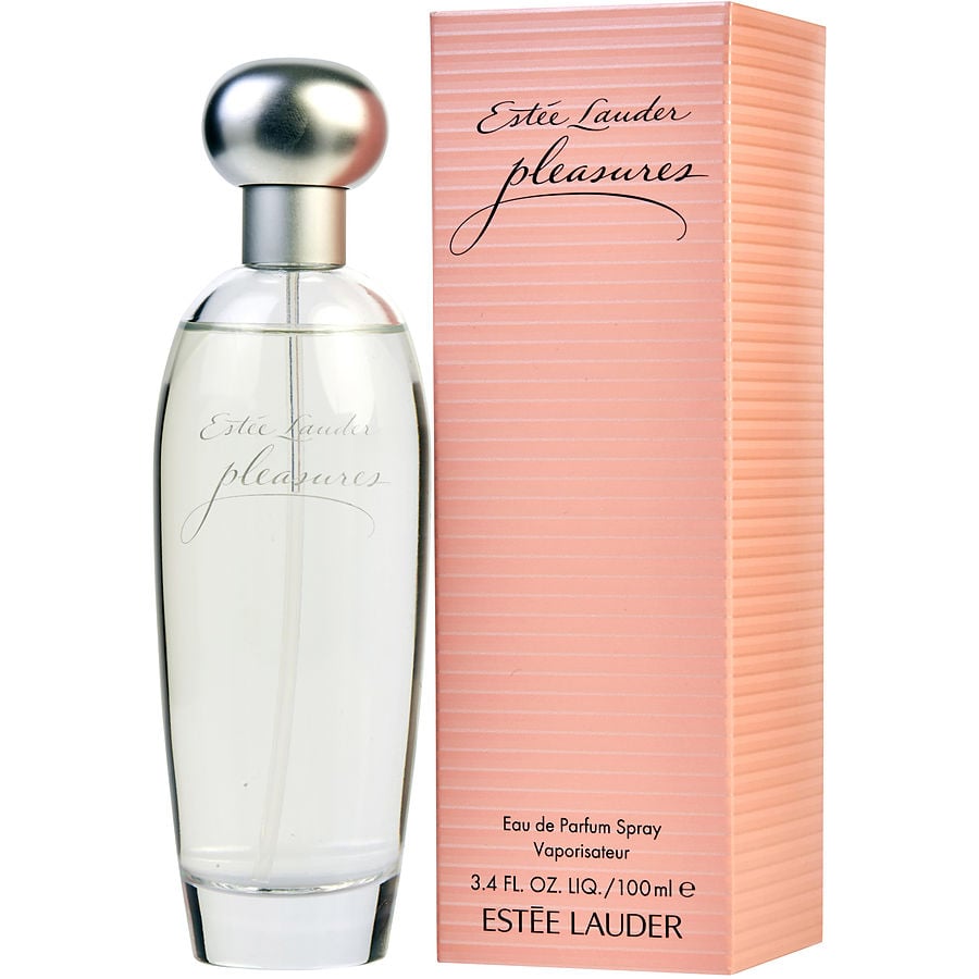 Estée Lauder Pleasures bottle with packaging