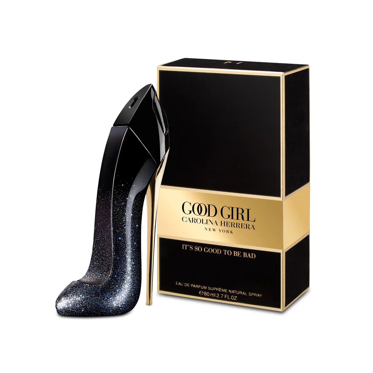 Carolina Herrera Good Girl Suprême bottle with packaging
