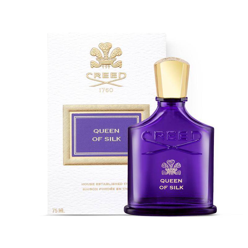 Creed Queen Of Silk bottle with packaging