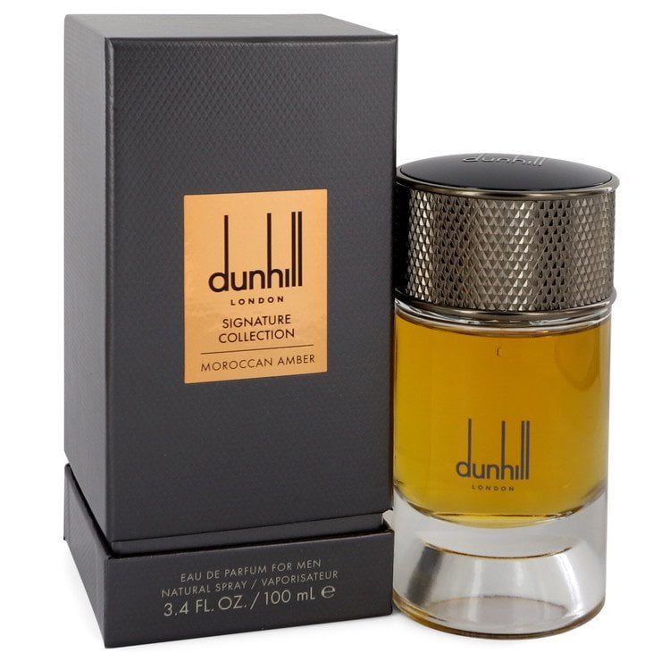 Dunhill Moroccan Amber bottle with packaging