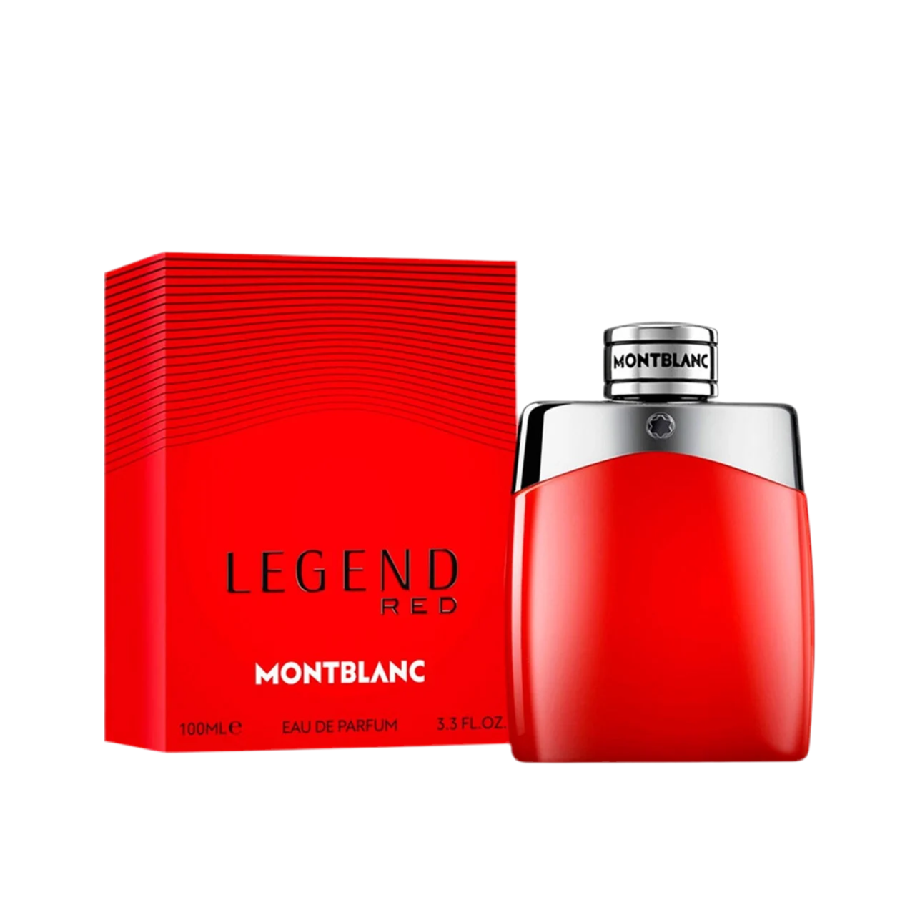 Legend Red By Montblanc bottle with packaging