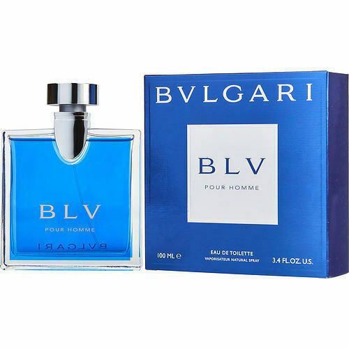 Bvlgari BLV Pour Homme bottle with packaging