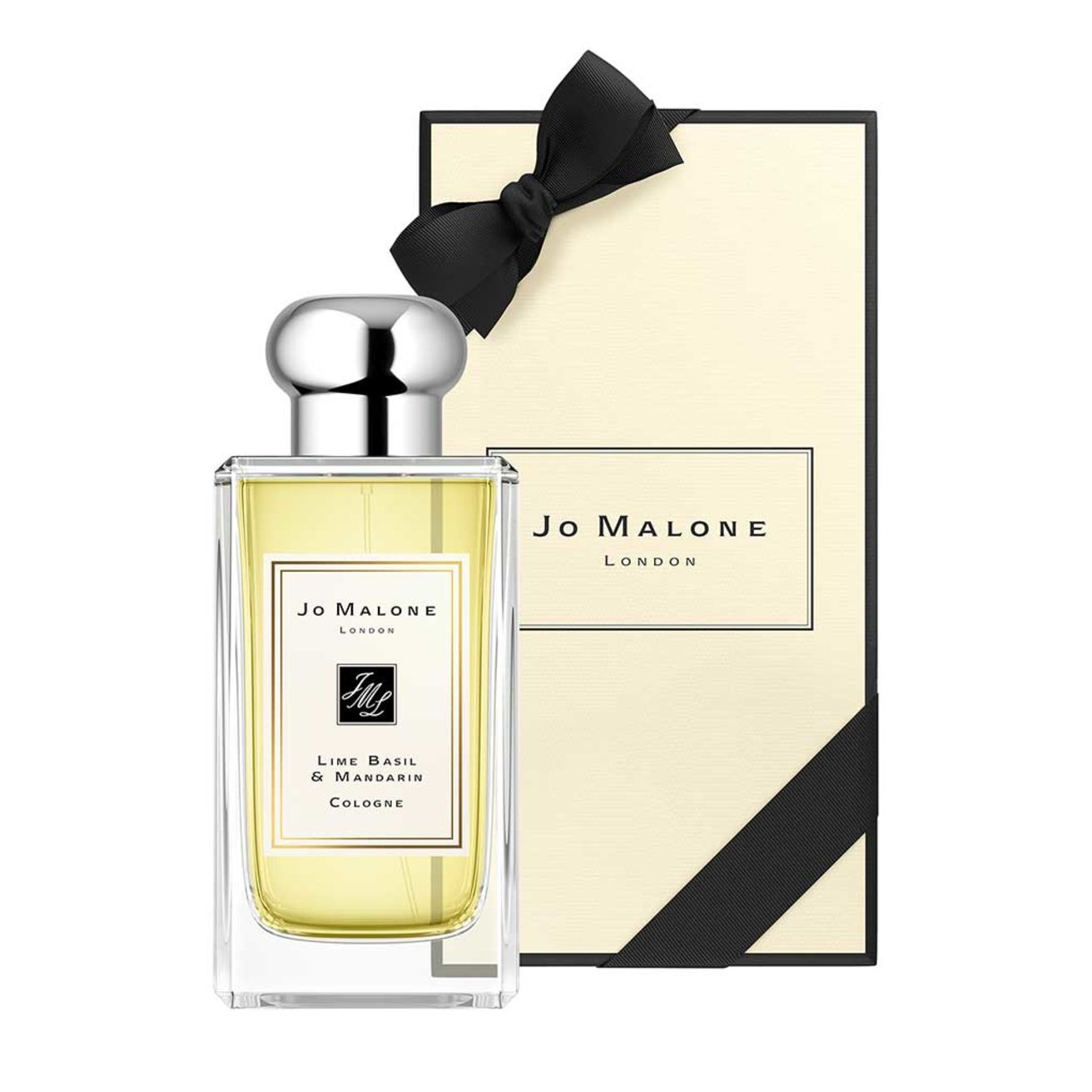 Jo Malone Lime Basil & Mandarin bottle with packaging
