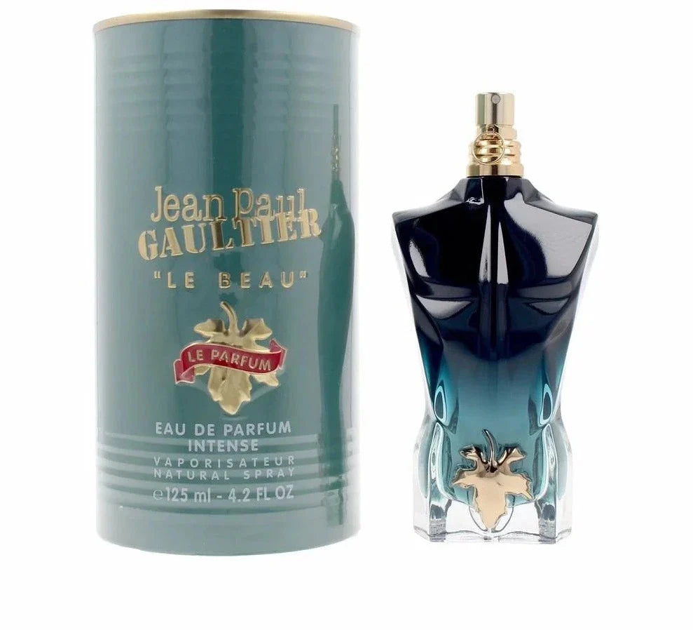 Jean Paul Gaultier Le Beau Eau de Parfum Intense bottle with packaging