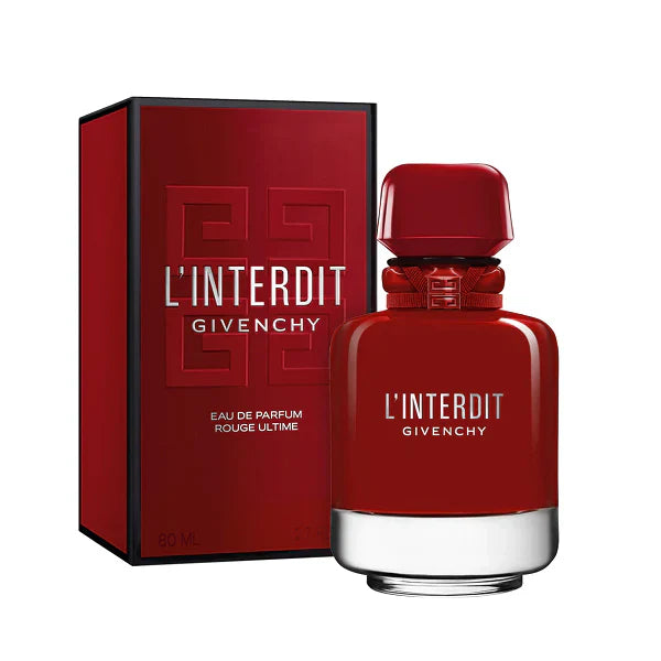 Givenchy L'Interdit Eau de Parfum Rouge Ultime bottle with packaging