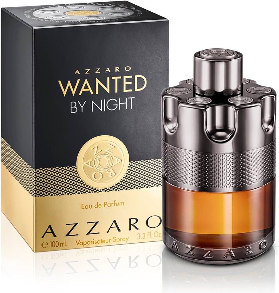 Azzaro Wanted by Night bottle with packaging