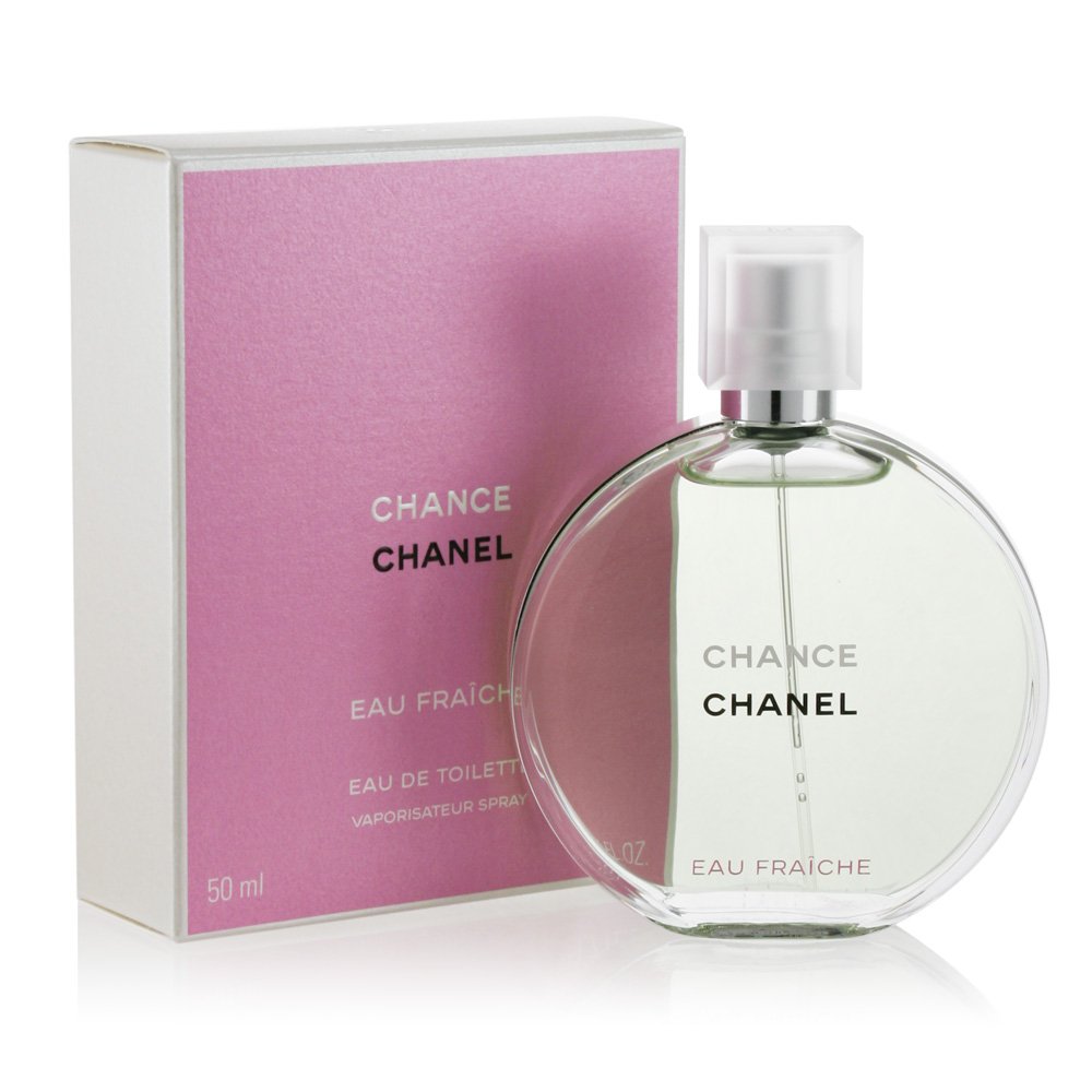 Chanel Chance Eau Fraîche bottle with packaging