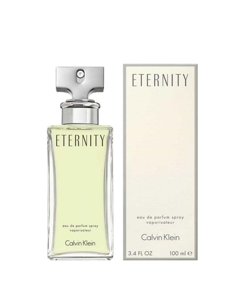 Calvin Klein Eternity bottle with packaging