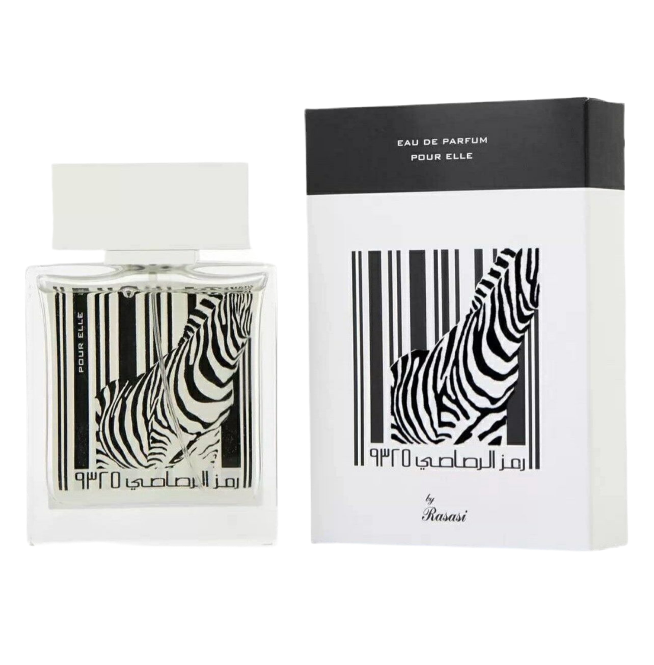 Rumz Al Rasasi 9325 Pour Elle By Rasasi bottle with packaging
