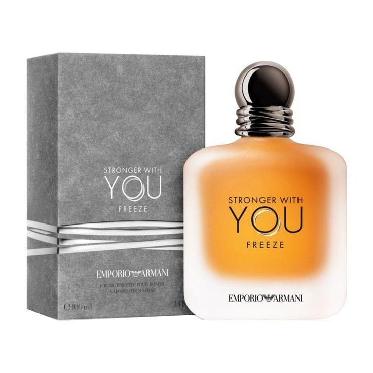 Emporio Armani Stronger With You Freeze bottle with packaging