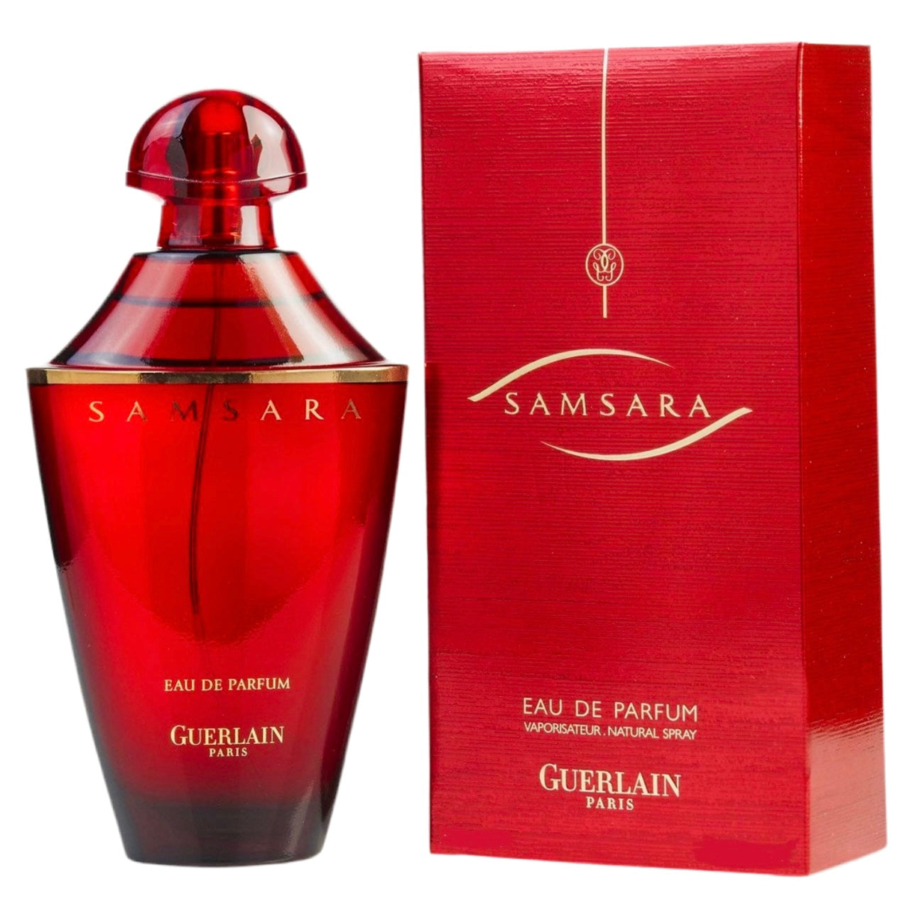 Guerlain Samsara Eau de Parfum bottle with packaging