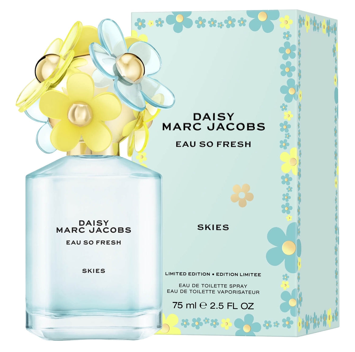 Daisy Eau So Fresh Skies By Marc Jacobs bottle with packaging