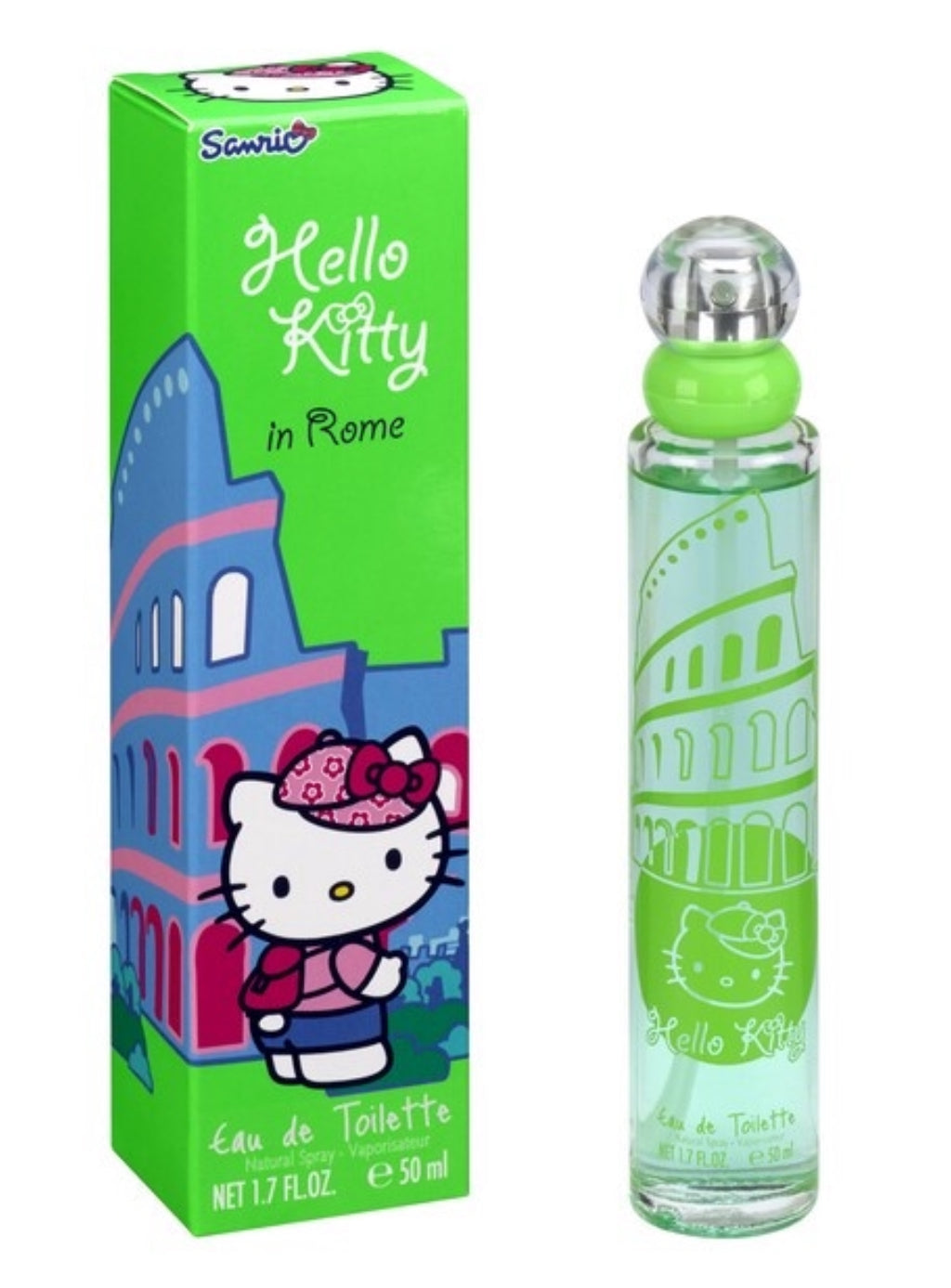 Hello Kitty In Rome Eau De Toilette 50ML bottle with packaging