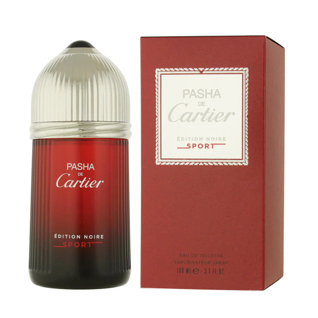 Cartier Pasha de Cartier Edition Noire Sport bottle with packaging