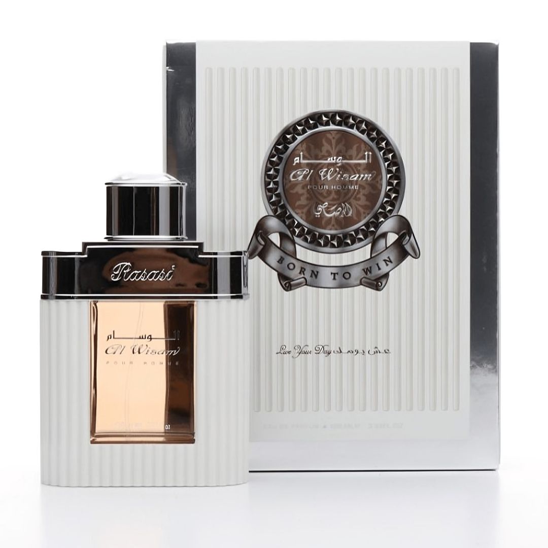 Al Wisam Day By Rasasi bottle with packaging