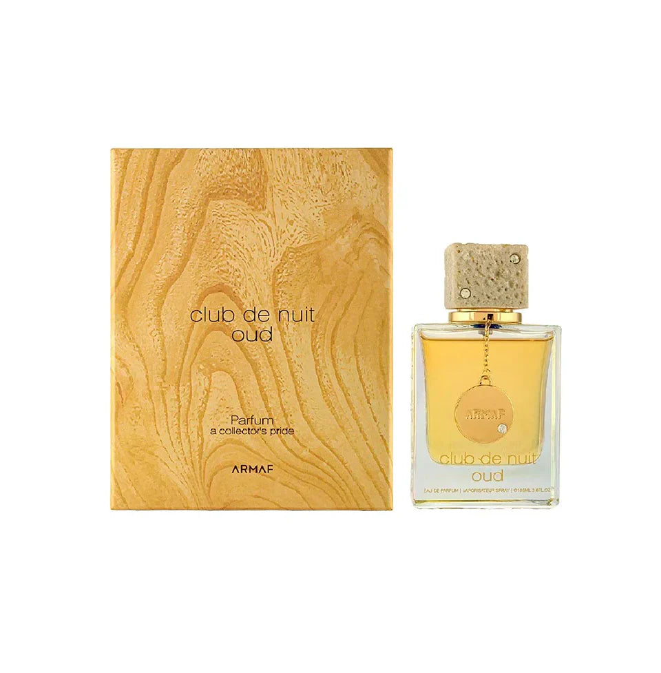 Armaf Club de Nuit Oud Parfum bottle with packaging