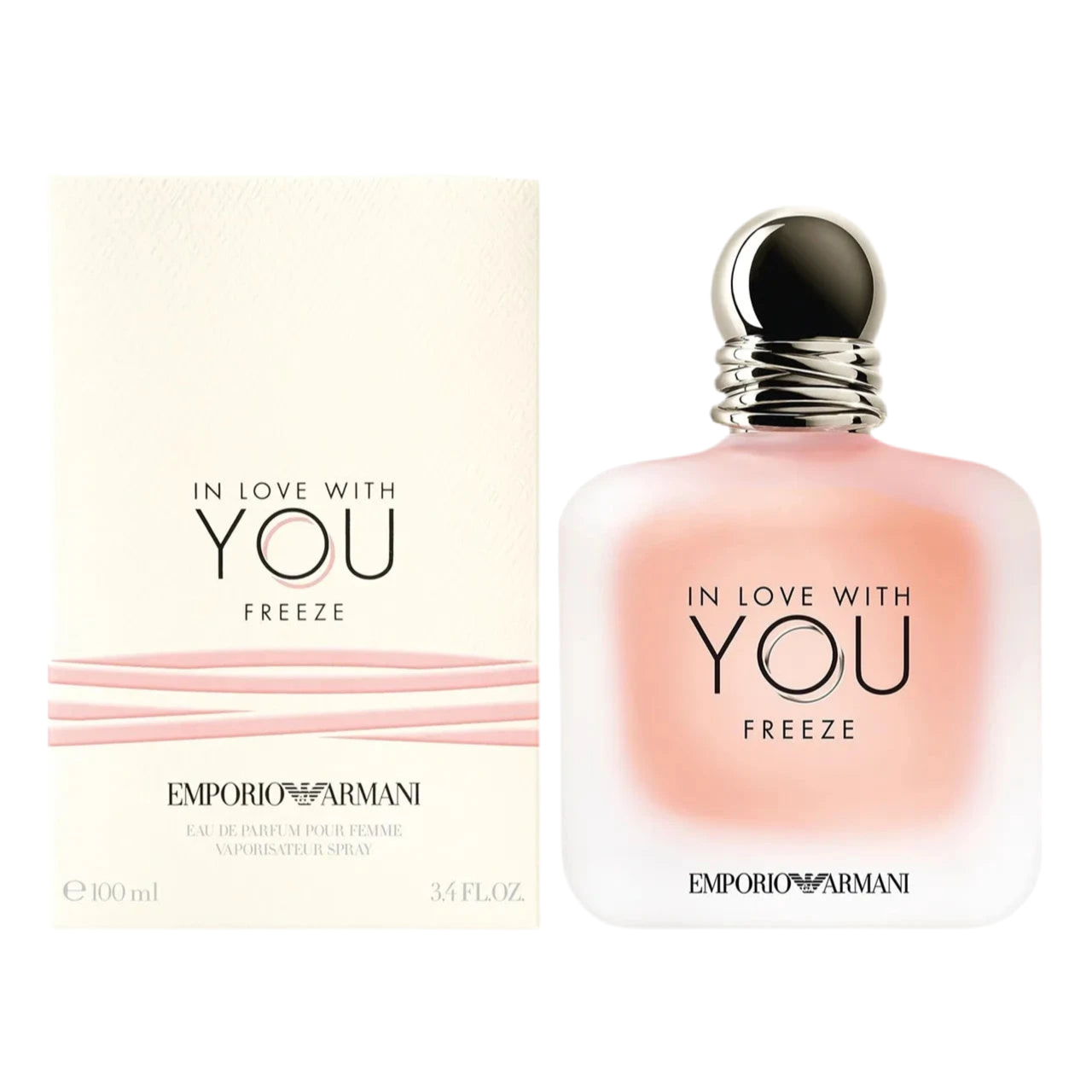 Giorgio Armani In Love With You Freeze bottle with packaging