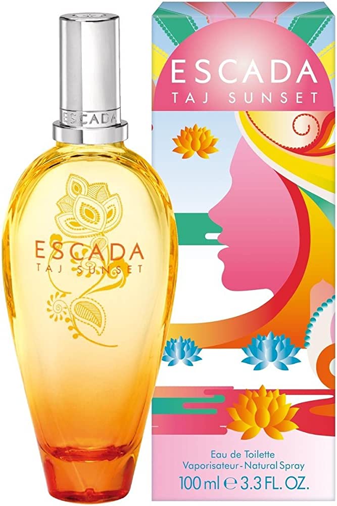 Escada Taj Sunset bottle with packaging