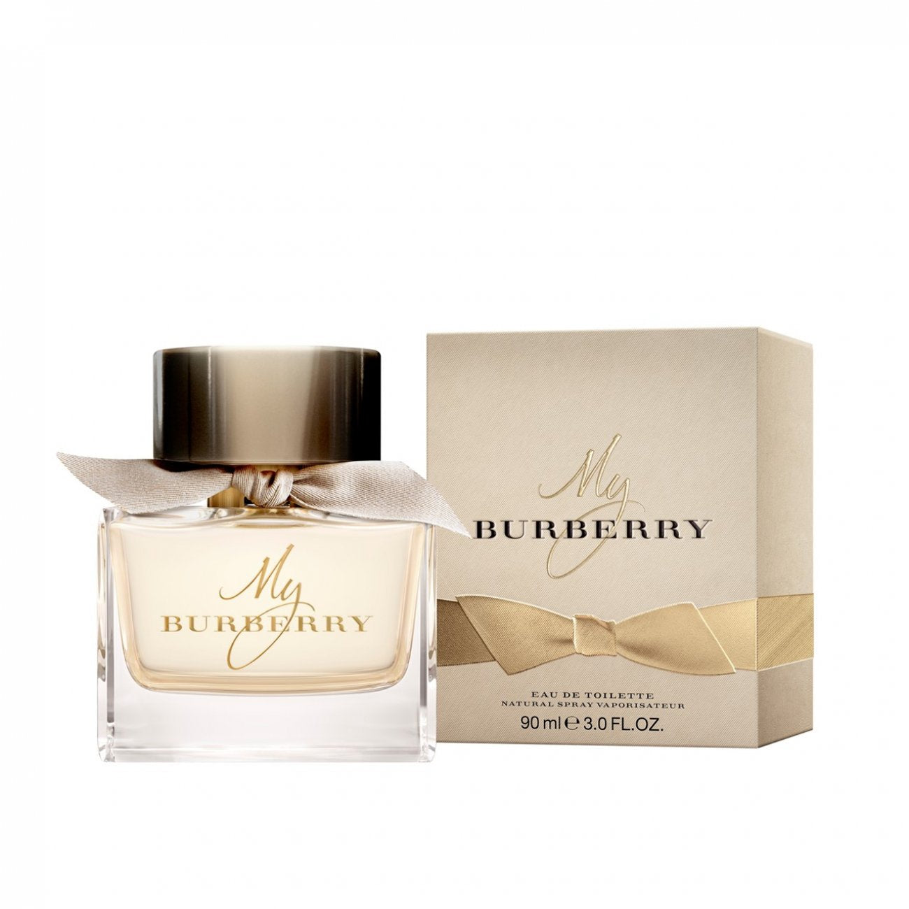My Burberry Eau de Parfum bottle with packaging