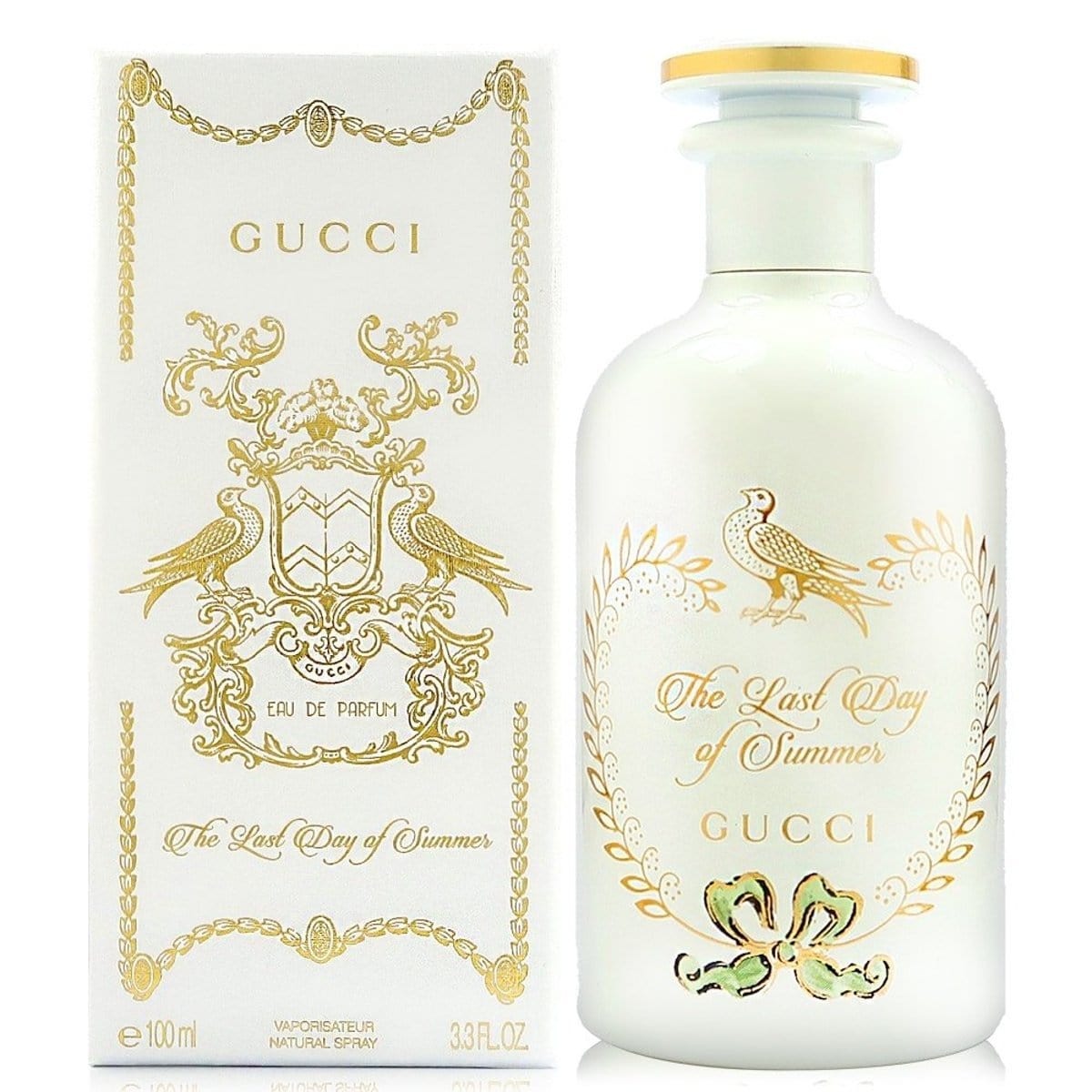Gucci The Last Day of Summer bottle with packaging