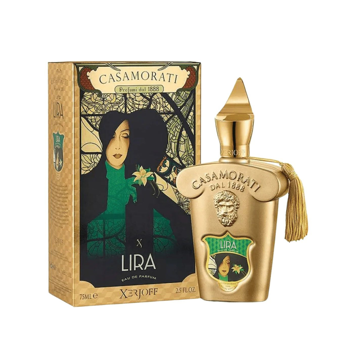 Lira By Xerjoff Eau de Parfum 75ML bottle - warm & spicy fragrance from Damask Lebanon