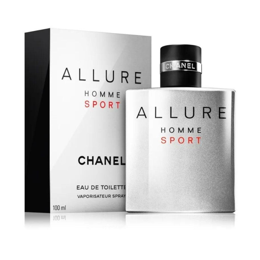Chanel Allure Homme Sport Eau de Toilette bottle with packaging