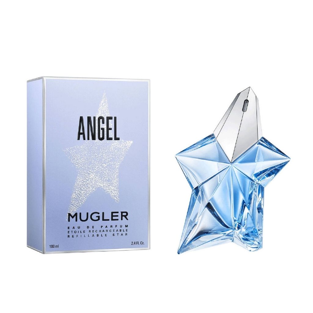 Angel Eau de parfum bottle with packaging