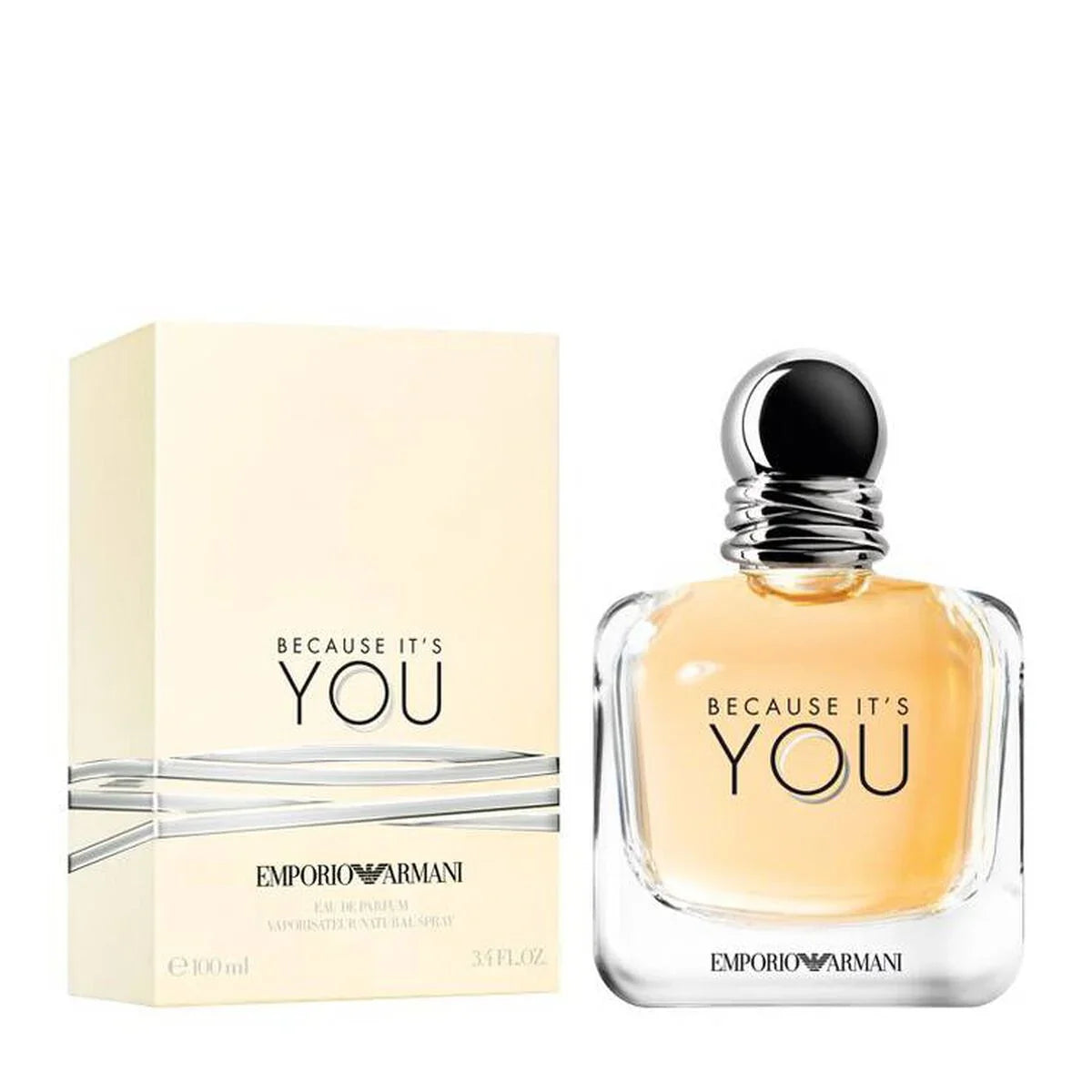 Emporio Armani Because It's You Eau de Parfum bottle with packaging