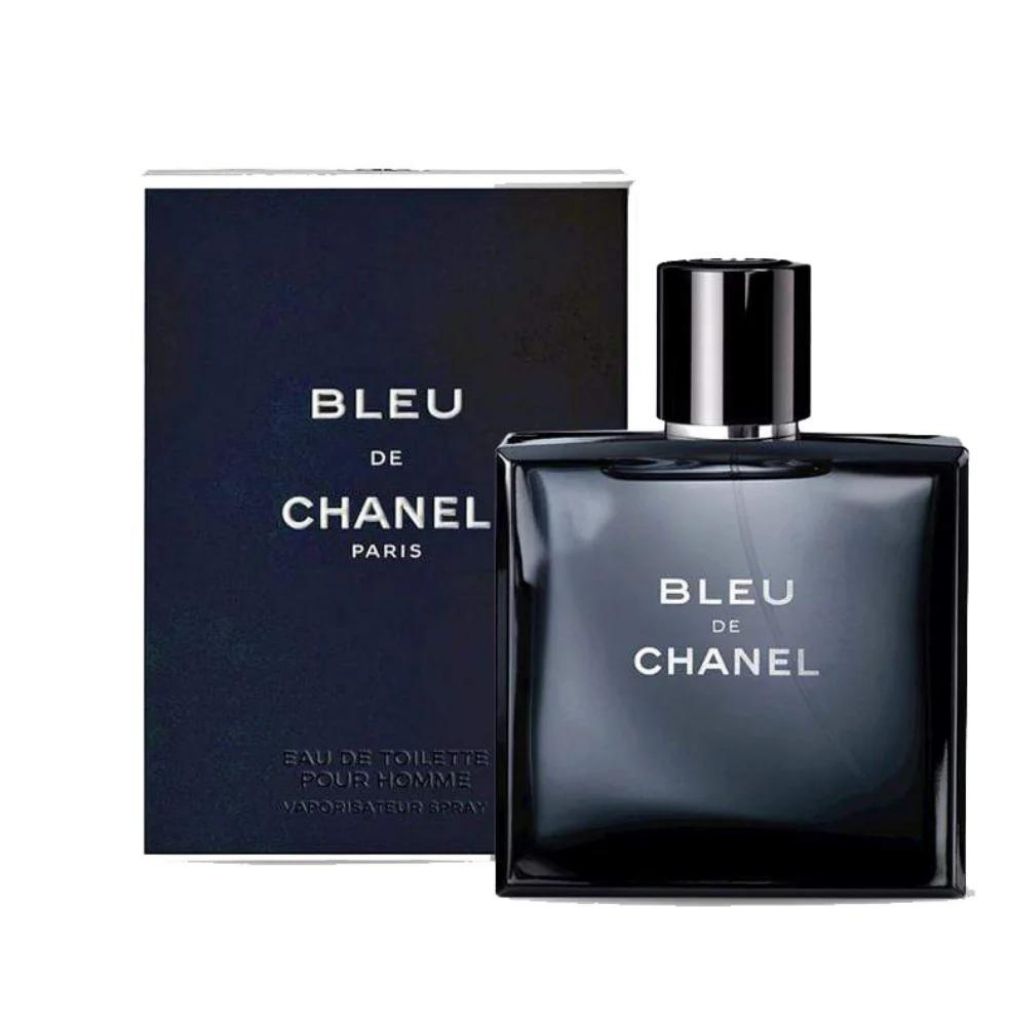 Chanel Bleu de Chanel Eau de Toilette bottle with packaging