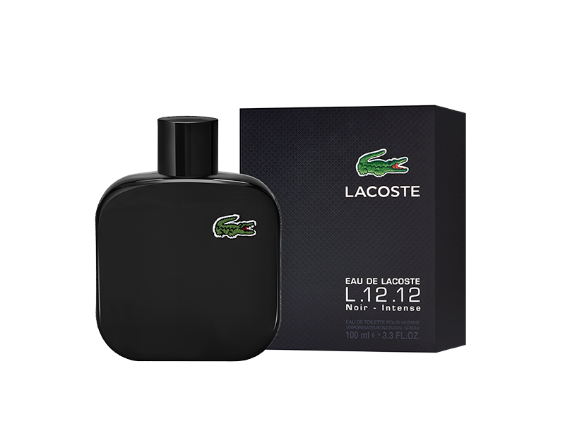 Lacoste L.12.12 Noir bottle with packaging