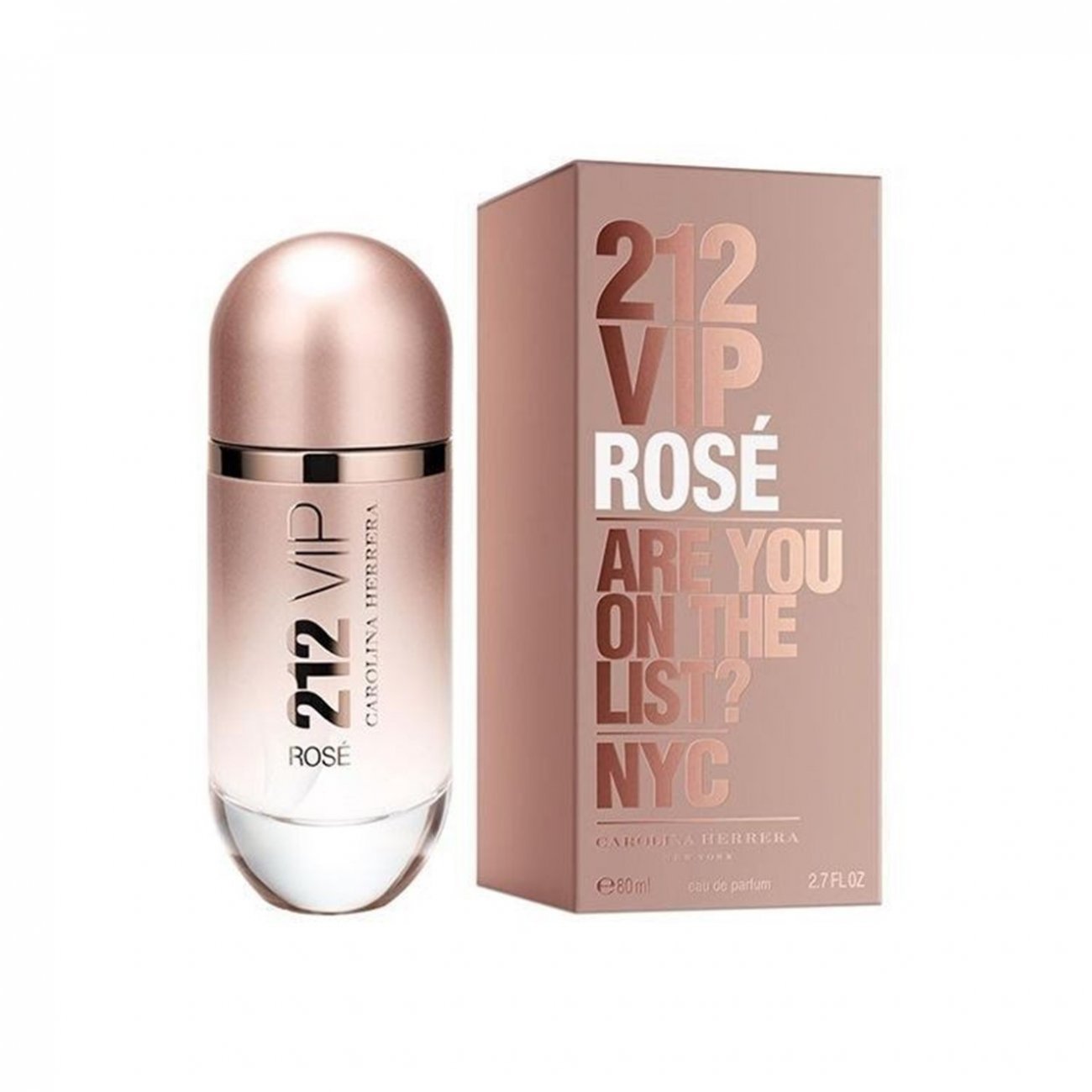 Carolina Herrera 212 Rose Eau de Parfum bottle with packaging
