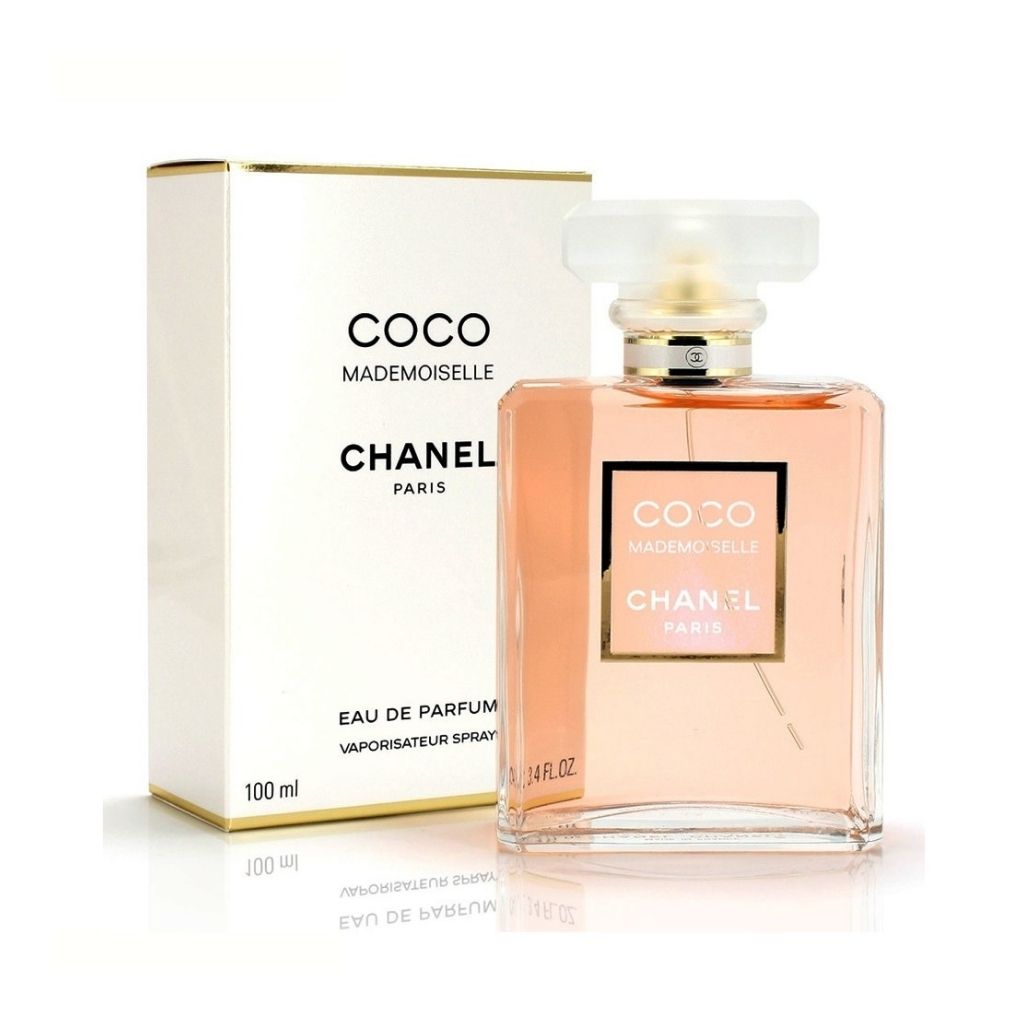 Chanel Coco Mademoiselle Eau de Parfum bottle with packaging