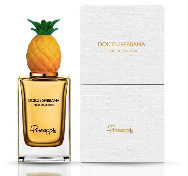 Dolce & Gabbana Pineapple bottle with packaging