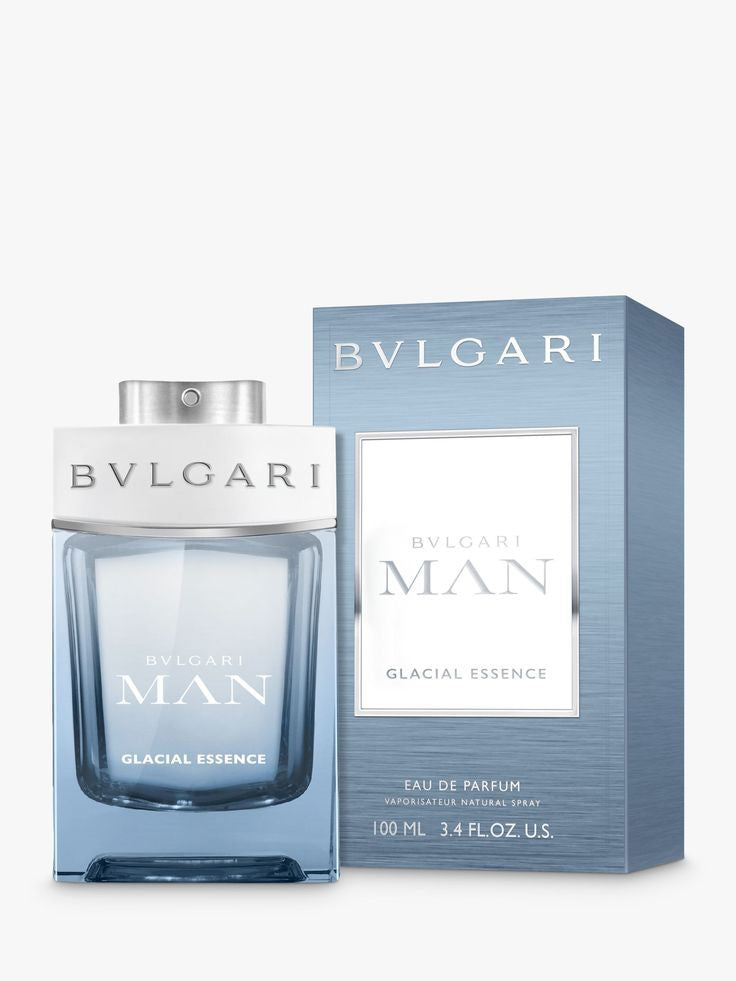 Bvlgari Glacial Essence bottle with packaging