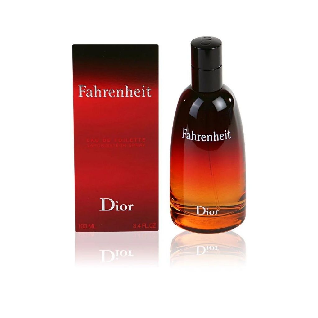 Dior Fahrenheit bottle with packaging