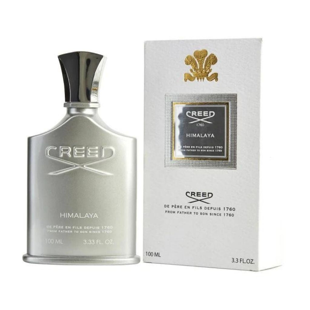 Creed Himalaya bottle with packaging
