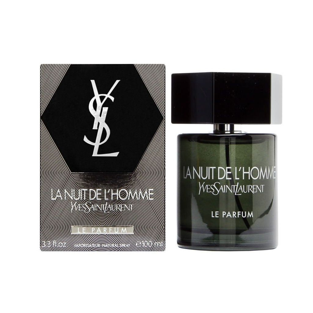 La Nuit de l'Homme Le Parfum bottle with packaging