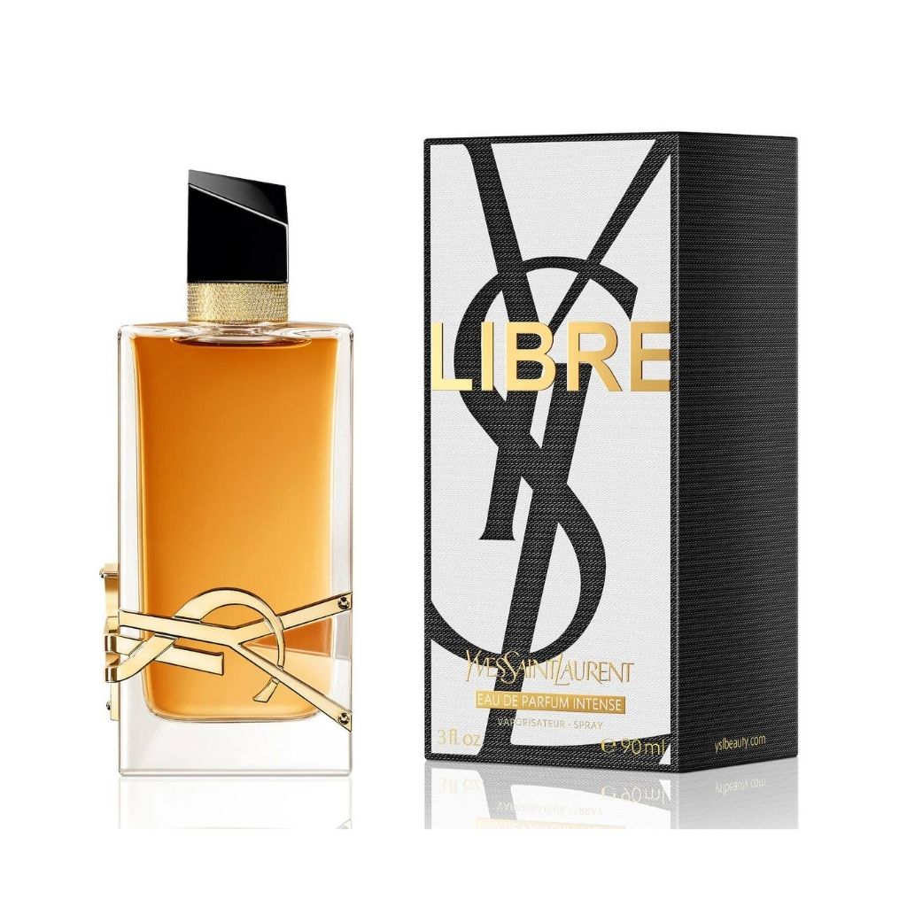 Libre Eau de Parfum Intense bottle with packaging