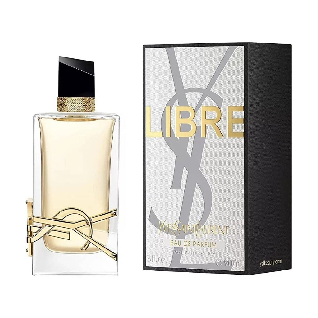 Libre Eau de Parfum bottle with packaging