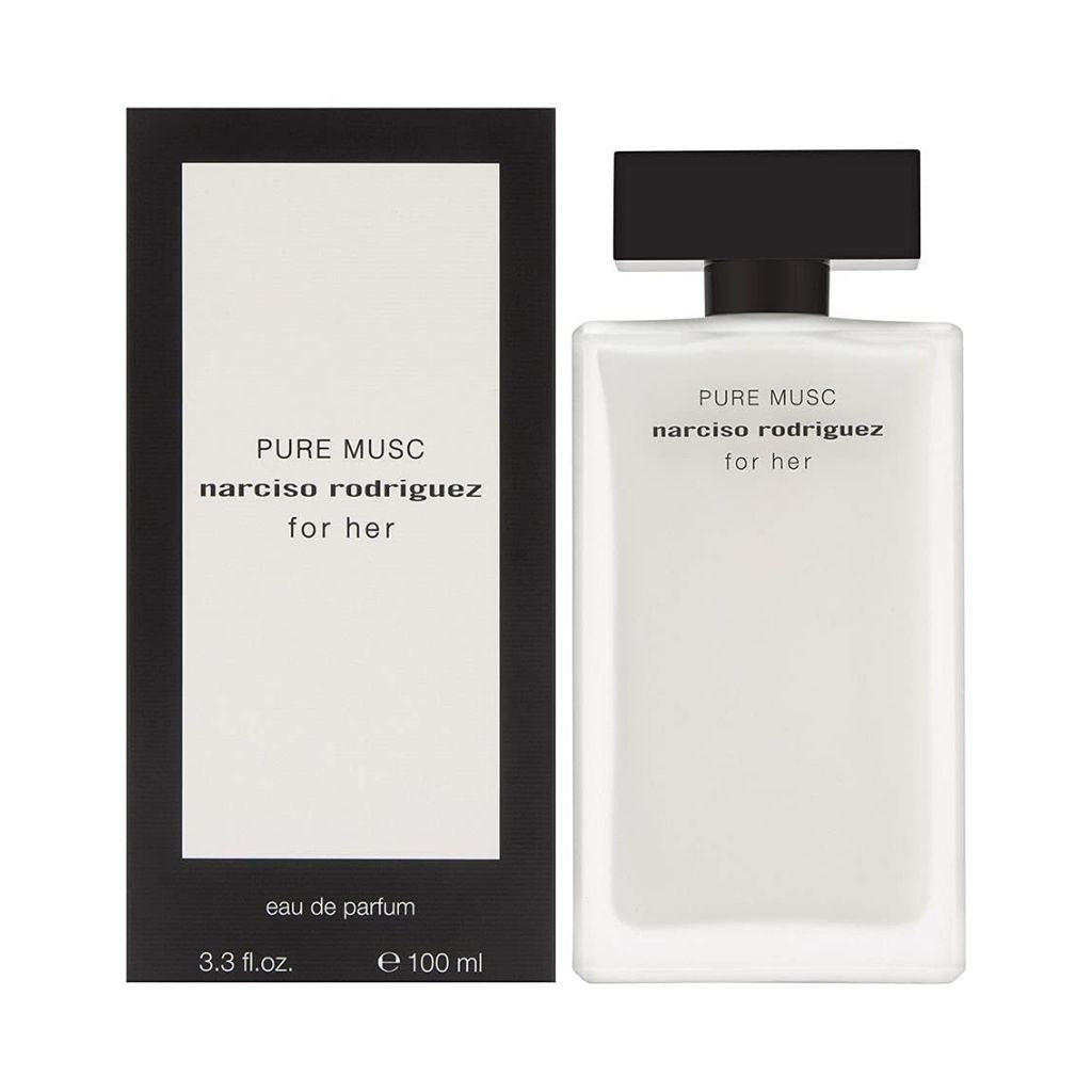 Pure Musc for Her Eau de Parfum bottle with packaging