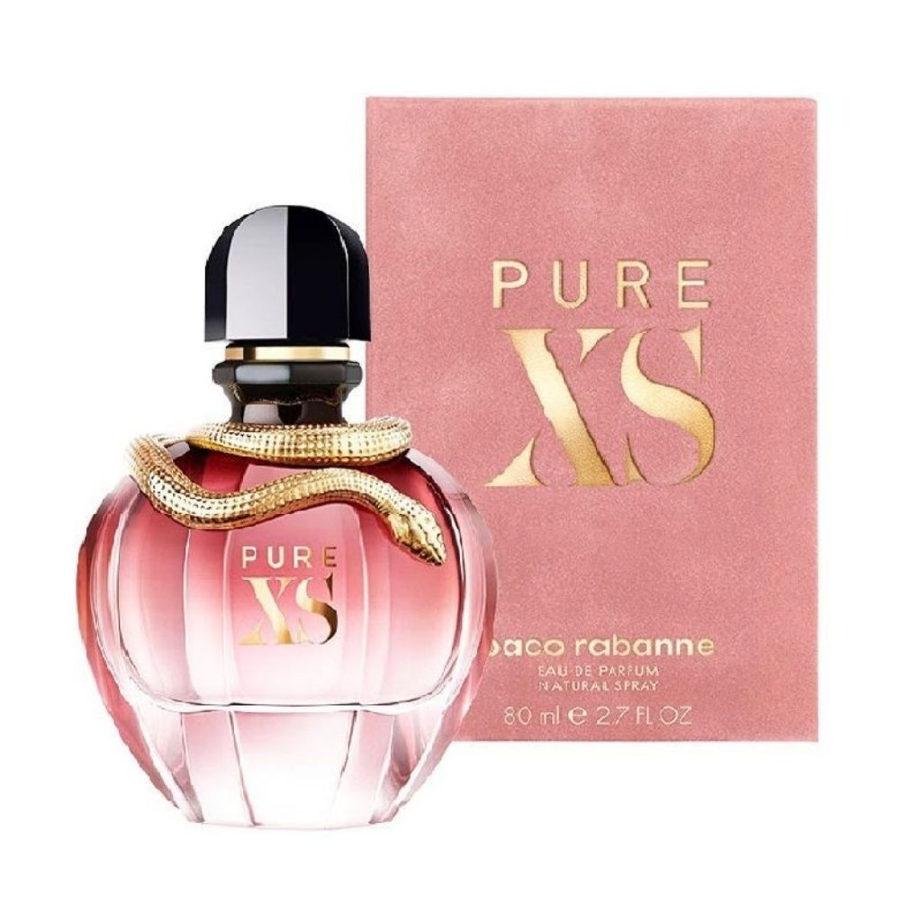 Pure XS Eau de parfum bottle with packaging
