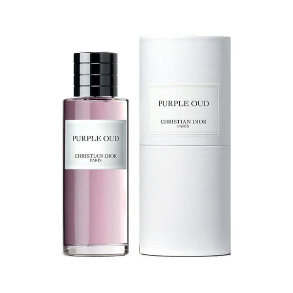 Dior Purple Oud bottle with packaging
