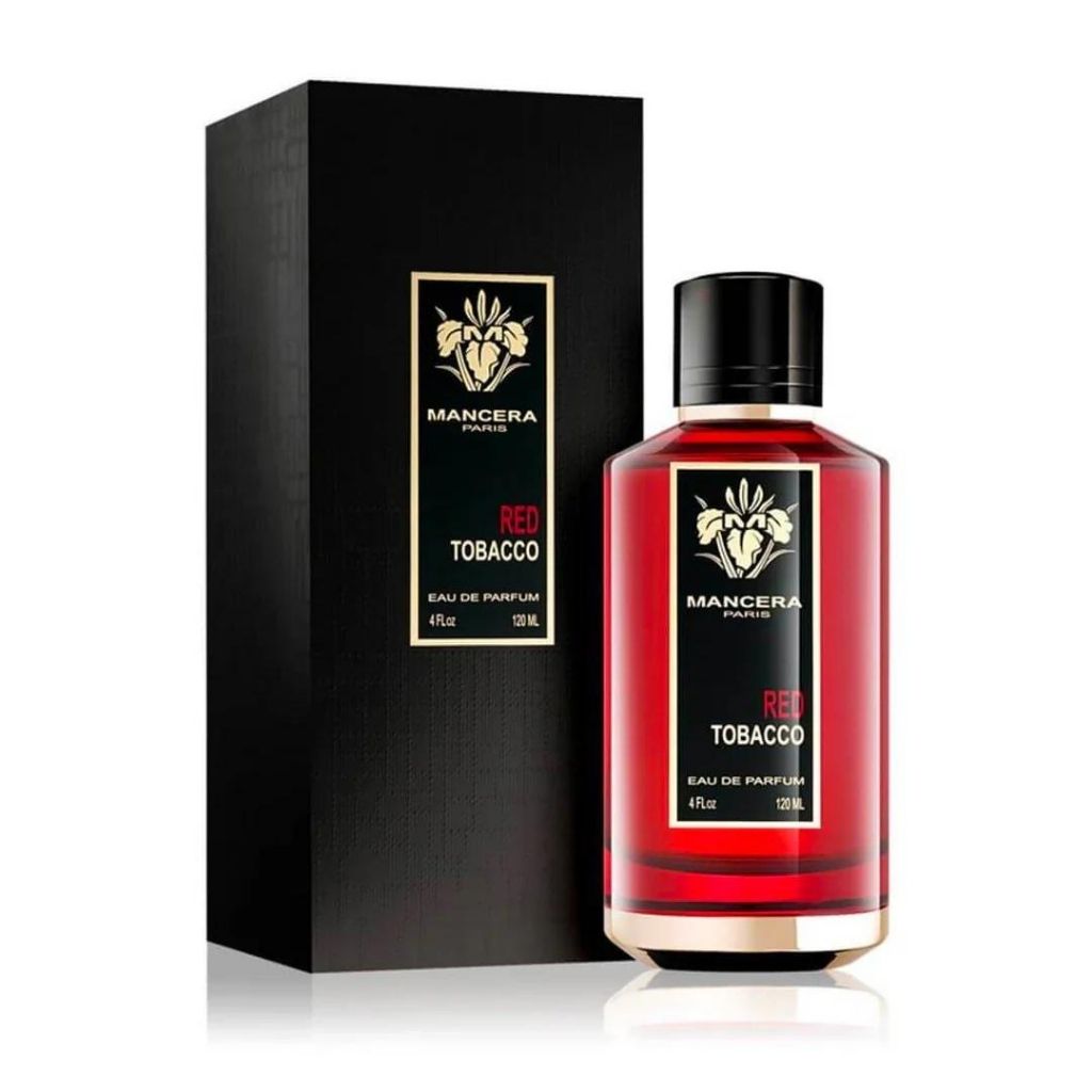 Red Tobacco Eau de Parfum bottle with packaging