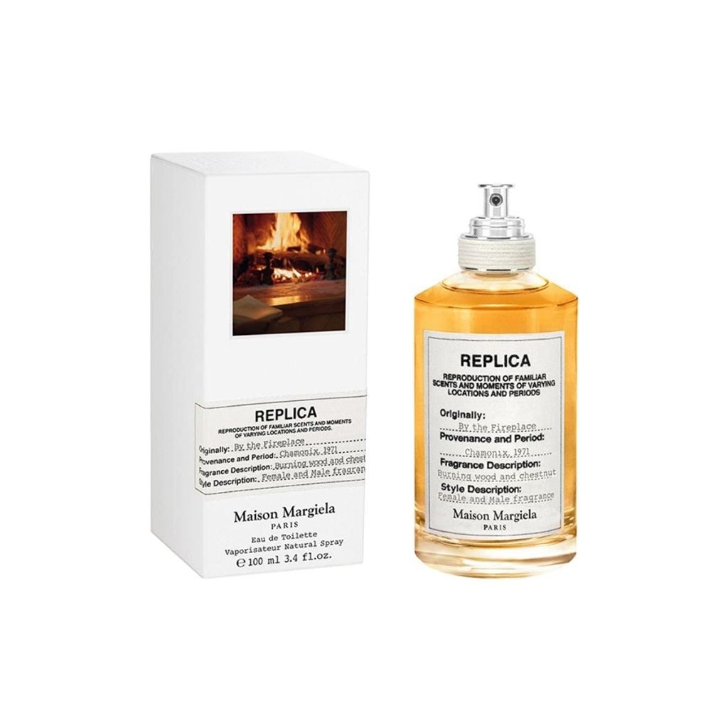Replica by the Fireplace Eau de toilette bottle with packaging