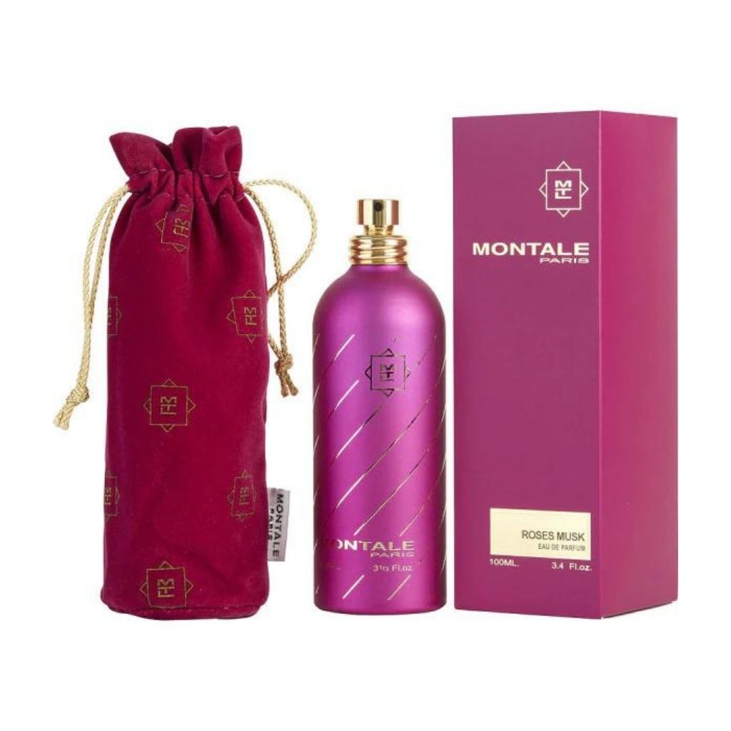 Roses Musk bottle with packaging