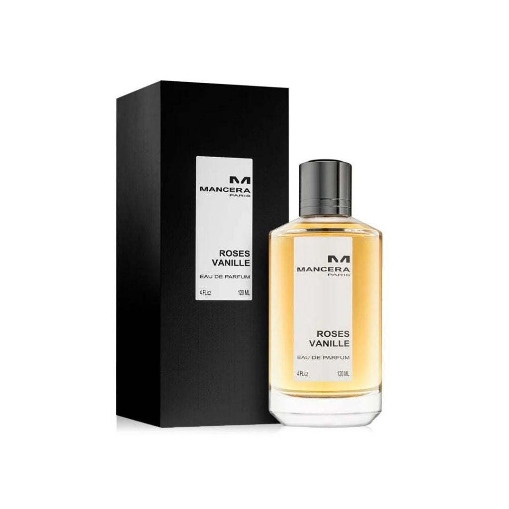 Roses Vanille Eau de Parfum bottle with packaging