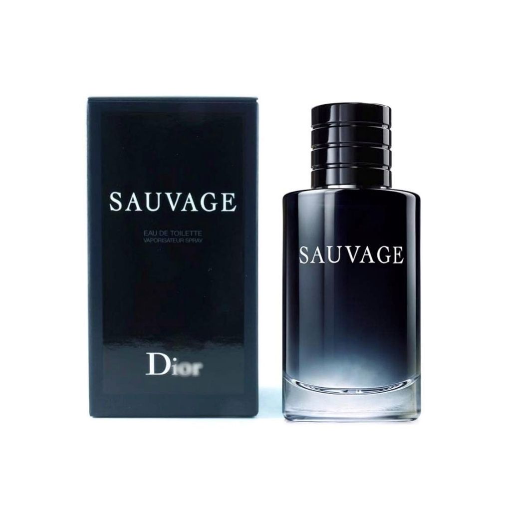 Sauvage Eau de Toilette bottle with packaging