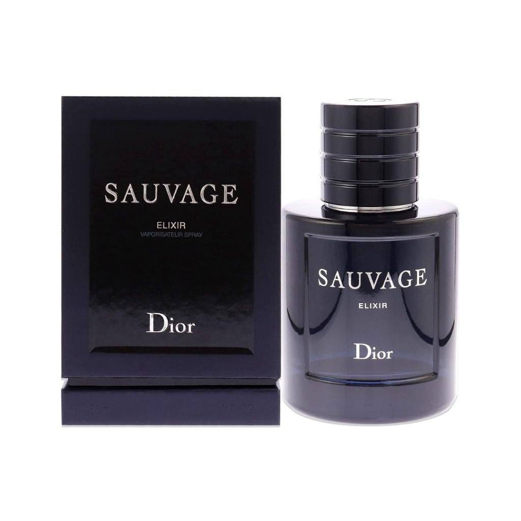 Sauvage Elixir bottle with packaging